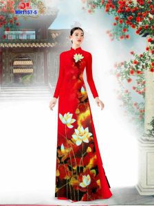 ao dai in hoa 1