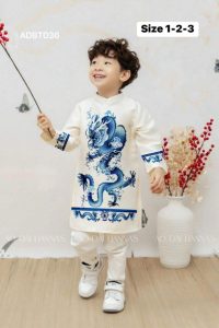 Áo dài cho bé trai