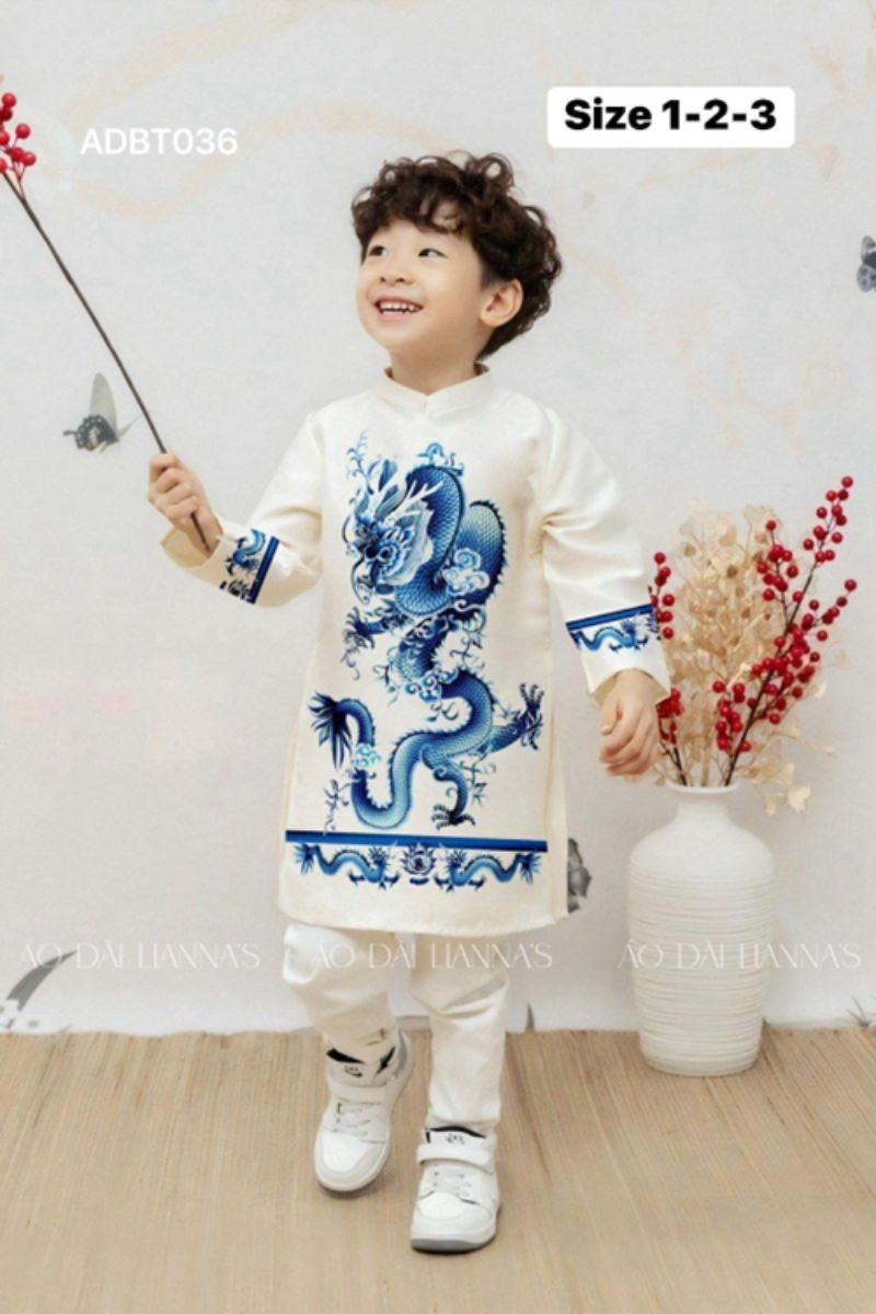 Xu hướng lựa chọn áo dài cho bé trai trong các dịp lễ tết Áo dài cho bé trai