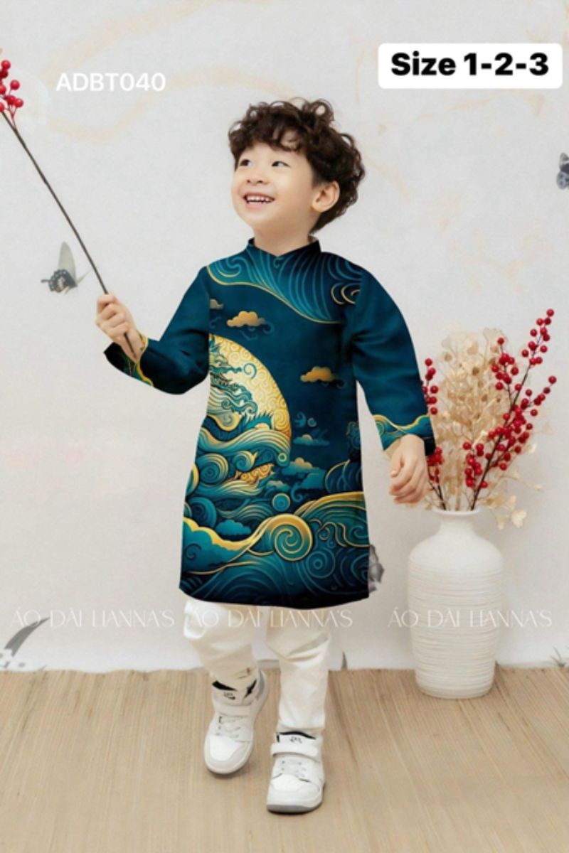Xu hướng lựa chọn áo dài cho bé trai trong các dịp lễ tết Áo dài cho bé trai