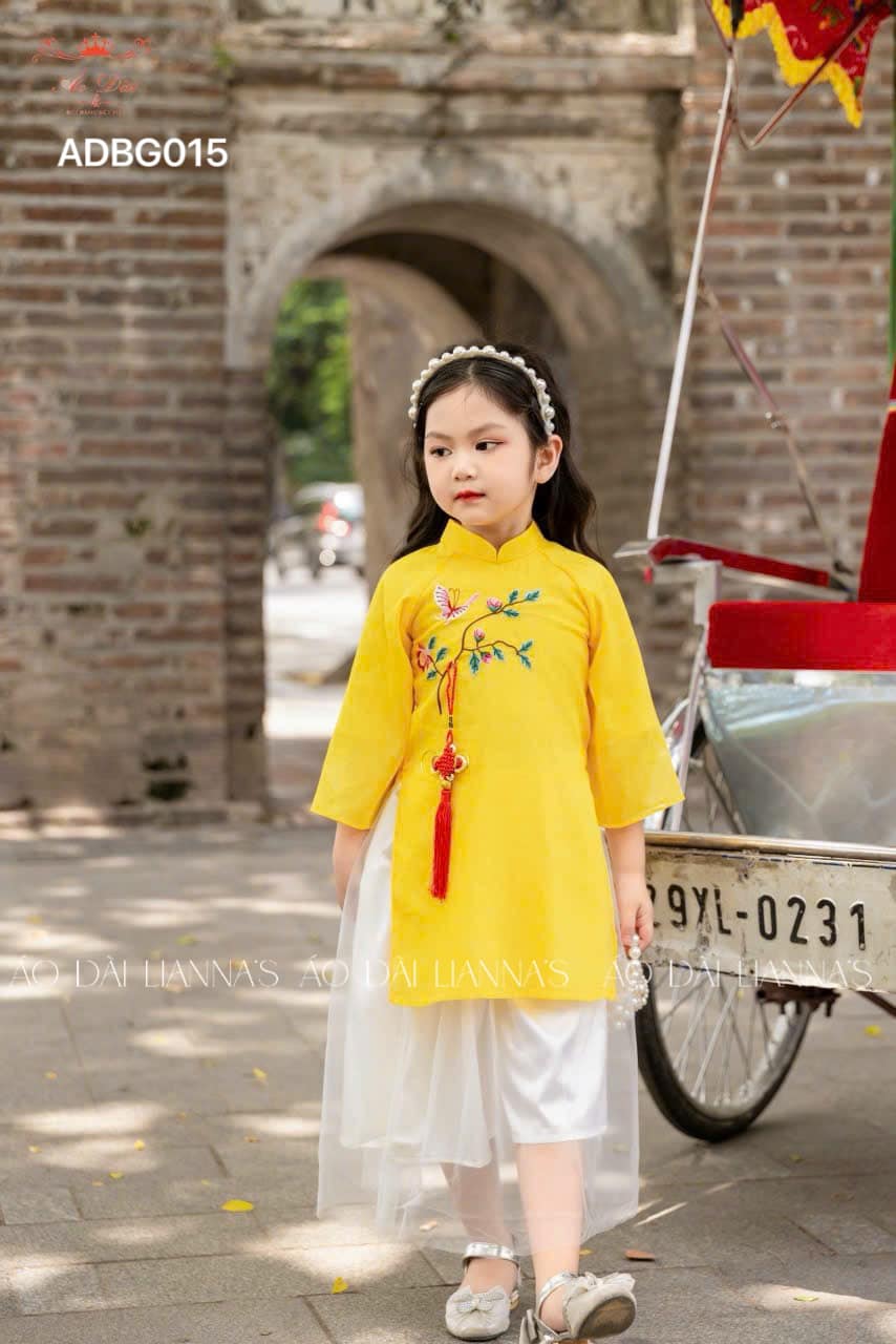 ao dai tet be gai
