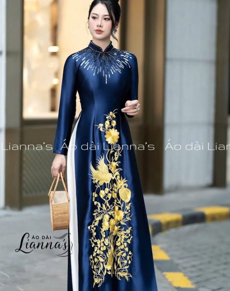 áo dài cao cấp cho mẹ