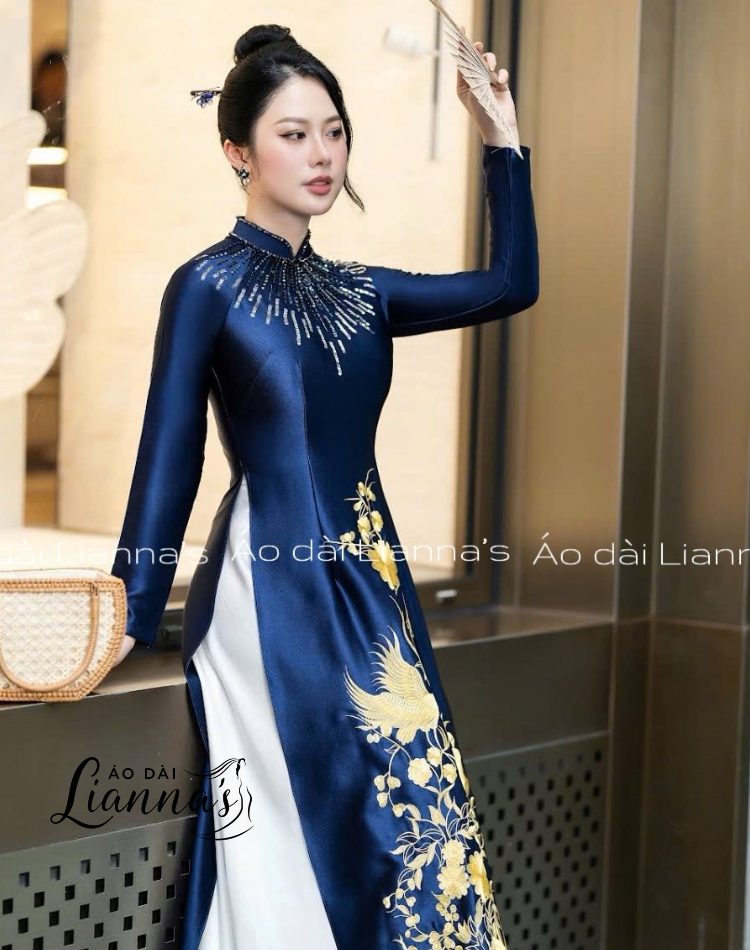 áo dài cao cấp cho mẹ