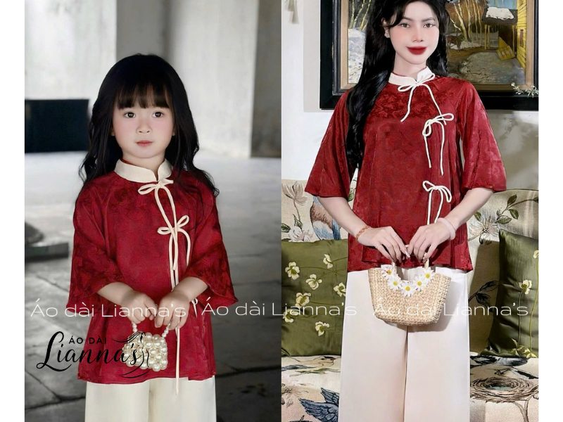 set bà ba mẹ và bé