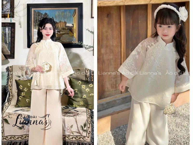 set bà ba mẹ và bé