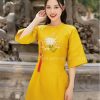 Áo dài mẹ vàng tết _AD gia đình _tacpa kiotviet a166a724348f6efe3f38e2fb9737bdd4
