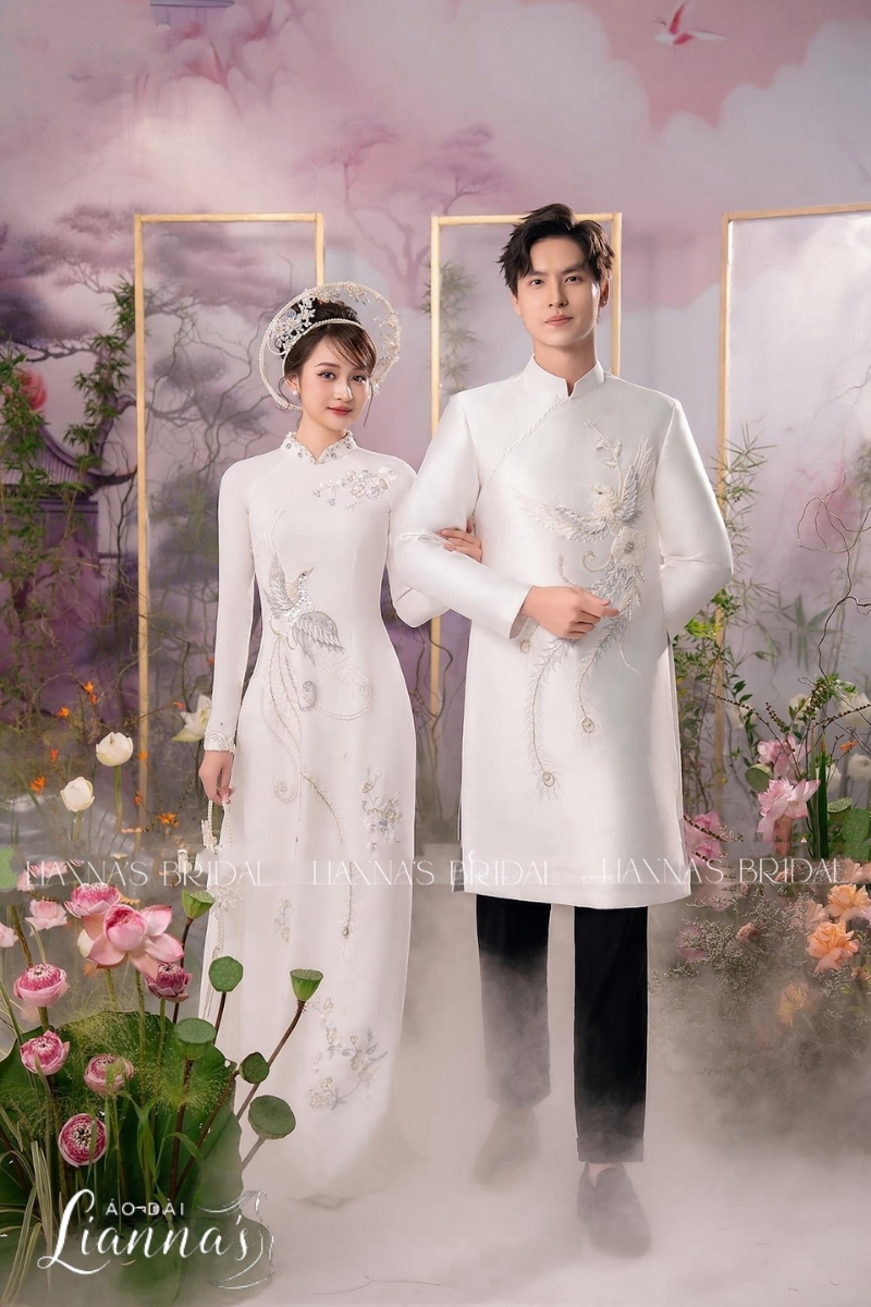 Địa chỉ may áo dài thiết kế tại mỹ được nhiều cô dâu tin tưởng