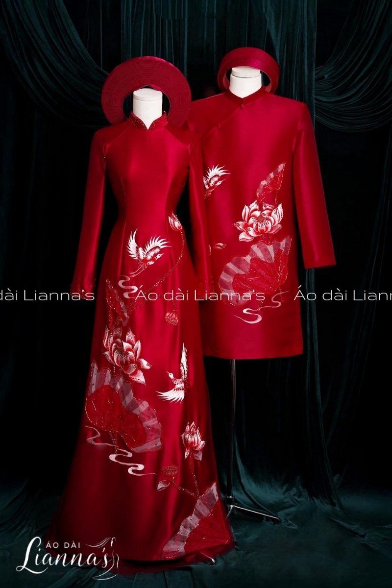 Địa chỉ may áo dài thiết kế tại mỹ được nhiều cô dâu tin tưởng