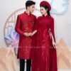 cặp ao dai cưới rồng phụng