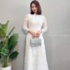 áo dài ren hoa Hồng trắng quan ren kiotviet 0876056b1a527a4c32c8156a3deaf8ac
