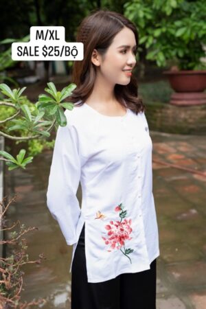 Trắng hoa mẫu đơn bà ba