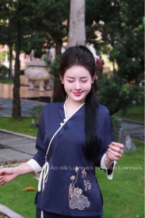 Áo bà ba An Yen xanh duong kiotviet 1f97706d15d11166691d235148133eac