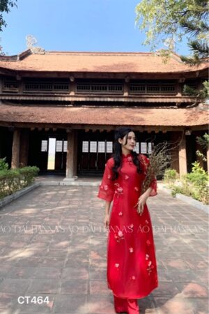 AD tơ đỏ kết hoa full tà