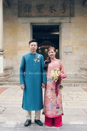 Áo dài mẹ gia đình Hồng kiotviet 41b528f92927254ea5231db4cace2ab4