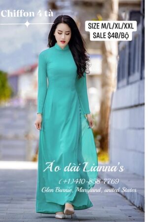 chifon xanh Lá đậm