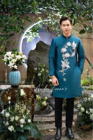 Set áo đai cưới truyền thống hoa sen kiotviet 70b52eabd5393cb19232268f302713b2