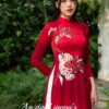 Đỏ đô thêu hoa mẫu đơn kiotviet 914c6f5b7b1d2a9650d02c47a1d88601
