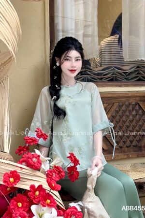 Set bà ba xanh Ngọc thêu kết nơ kiotviet 98fccddf223247f7bee4cddee5e4104d