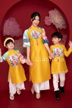 ADGD bé trai vàng in lân