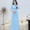Áo dai chiffon baby blue hoa kết nổi - quan hồng phấn kiotviet d8b39c888f6b8c43bc72ff15a744623d