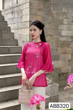 Set đi lễ hồng sen- hoa thêu áo kiotviet df0c1b829186677b1008143f7aec3746