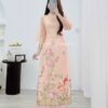 Áo dài CT màu hồng đào kết hoa Hồng kiotviet e99ad4f7af248aa2b56b5b409d18f4d4