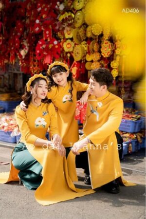 ADGD Bố vàng thêu chim