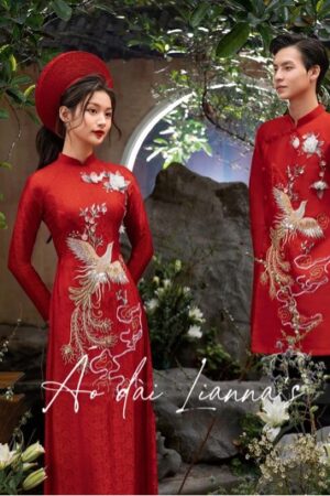 Set áo dài cưới uyen ương chim phụng kiotviet ee7d09d8551212e71568b2e75e9e1733