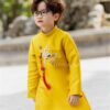 Áo dài bé trai vàng tết _AD gia đình _tacpa