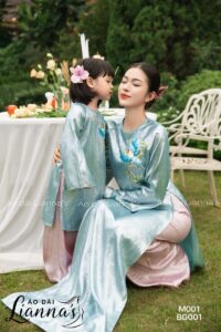 áo dài cho mẹ và bé