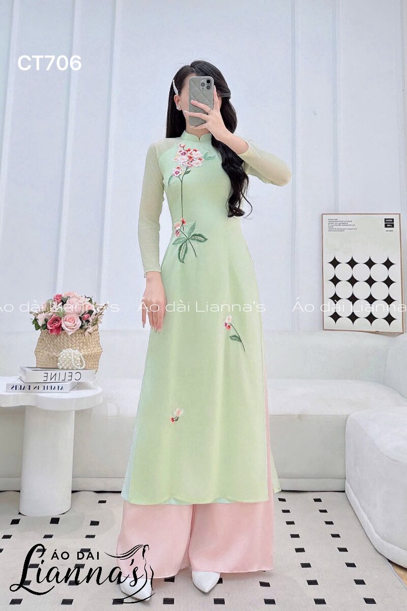 cách chọn áo dài phù hợp màu da