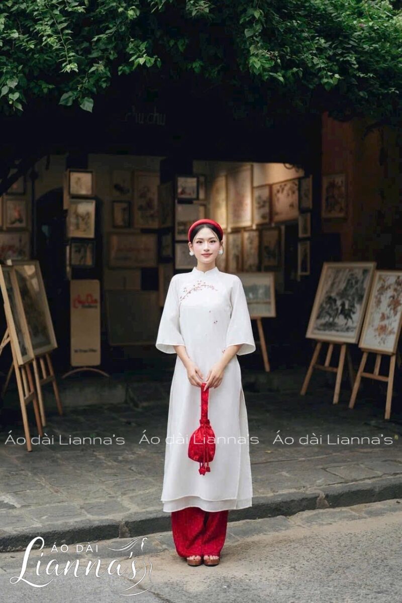 cách chọn áo dài phù hợp màu da