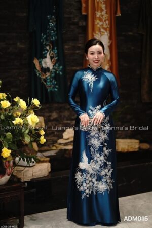 Áo dài mẹ cao cấp thêu kết