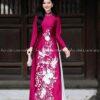 Áo dài thiết kế cao cap valentino Hồng Cẩm kiotviet 03627144fd2ee6d705855c75f13d80e8