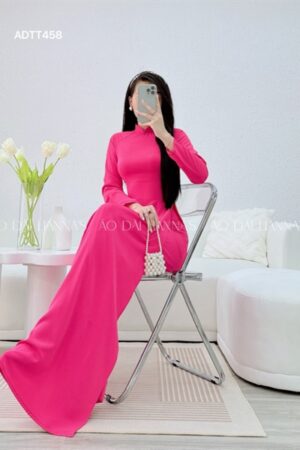 Áo dài lụa thái Tuấn hồng sen kiotviet 0af31da648e77dbc944fed178fe8a5c4