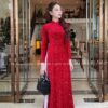 áo dài nhung đỏ óng ánh kiotviet 13ea4976afe98d7f538606f59bc1c054