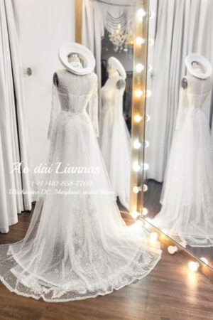 Áo dài cươi thiết kế by Lianna’s kiotviet 1663e37fc678ccc4dc9b778d800232f3