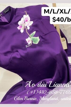 TÍm Thêu Hoa Ngực