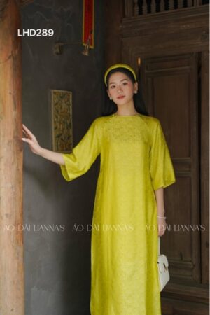 Áo dài lụa hà đông vàng cốm kiotviet 17d7b7f613c7adb0bb4f784547b392d7