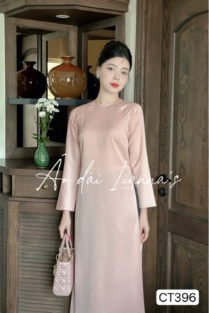 Áo dài form suông màu hồng kiotviet 20018b199d1e39eca9f7dee23d7920f7