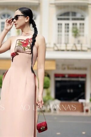 Set ao dai yếm kem khoác kiotviet 245bec06fed225c50c8fb3254580f97f