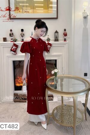 AD cach tan nhung đỏ đô kết hạt full áo kiotviet 26ed262da88a6f7e5729ce89ee06f7d8