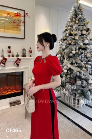 AD nhung tay bồng cách điệu_cổ viền ngọc kiotviet 2c6bc17d426177b5f8da6c32be930510