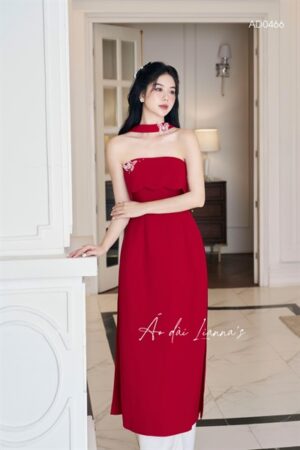 Áo đỏ dài bướm quai cổ kiotviet 31d7b22e3cf18a69c496f603970b8eea