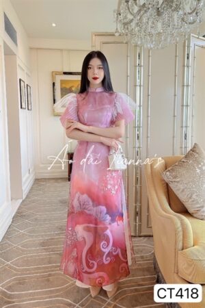 Ao dai ct hồng sông núi tay cánh tien xếp ly kiotviet 421fe08b31ac319b4860ac4fef3def08