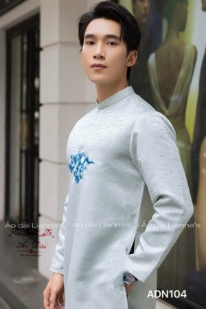 Áo dài nam xanh nhạt theeu mây xanh kiotviet 42828e75703e1dca27798f098ace77fb