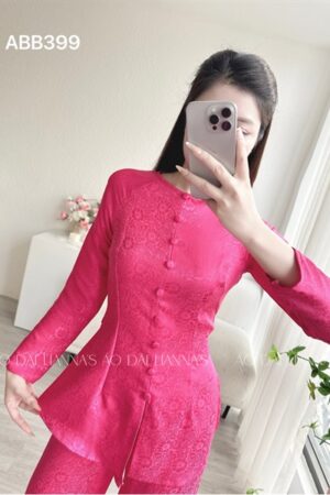 Set bà ba gấm tơ hồng sen quần gấm kiotviet 457d9c6691276339bd2ce9319c7261d9
