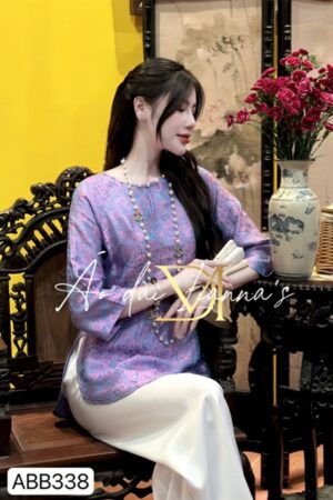 Set bà ba lụa hà đông tím cổ tròn kiotviet 47cadc16ebce0e8f5eb126a7d1083a70