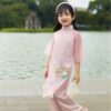 áo dài bé gái hong ket hoa kiotviet 4bebcdfdb5f96c8734b193b1372cc156