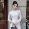 Áo dài lua hà đông trắng truyền thống kiotviet 4c76d660c1a2c4ed7a1aca7734c68902